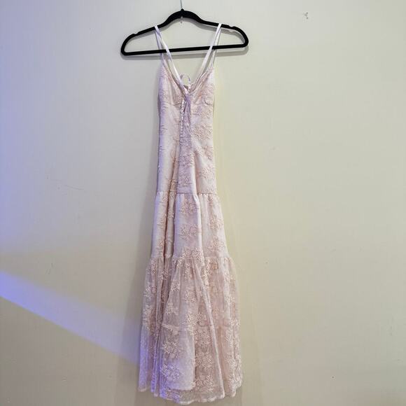 Amy Jane London Zariah Maxi Dress in Blush Whisper Size S - Picture 7 of 10